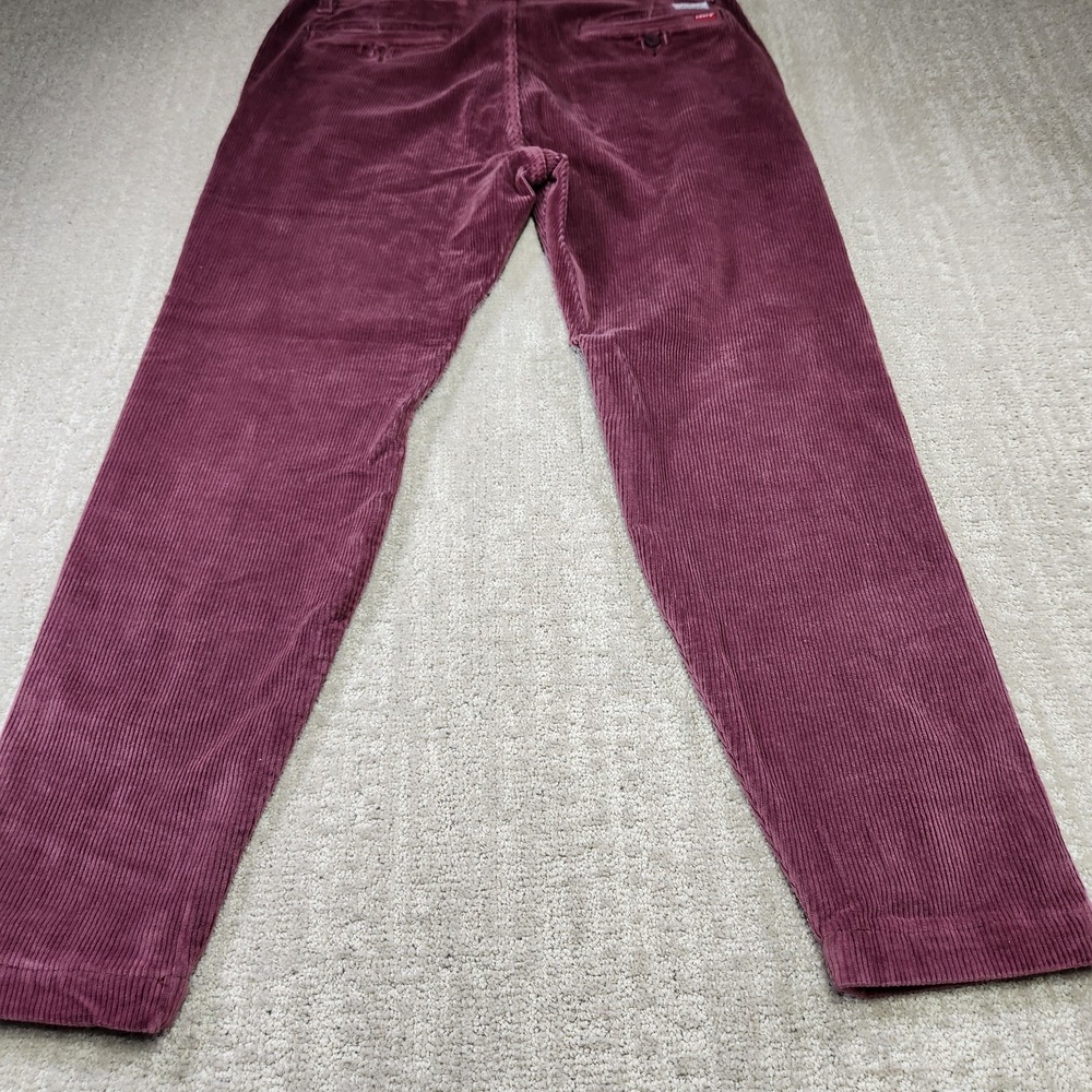 Levis Corduroy Pants Men 34x30 XX Chino Standard Tapered Dad Prep Cotton Stretch - Picture 9 of 12